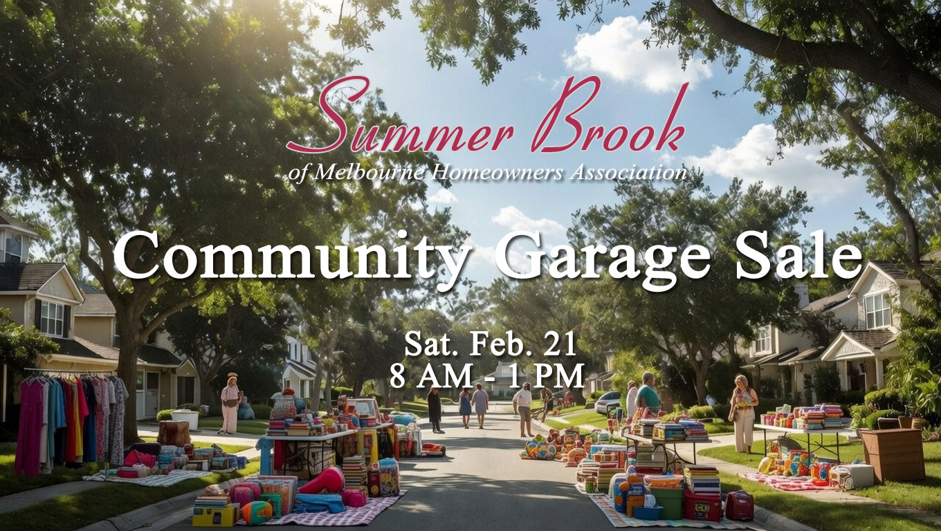 Summer Brook Community Garage Sale- 2-21-26